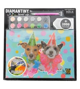 Mozaika Diamentowa Diamantiny Level Up - Dog Party