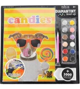 Mozaika Diamentowa Diamantiny Level Up - Dog Candies