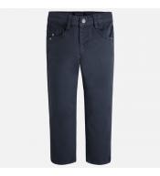 Granatowe spodnie chino dla chłopca, klasyczny fason z kieszeniami, elegancki styl