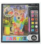 Mozaika Diamentowa Diamantiny Level Up - Piesek Party!