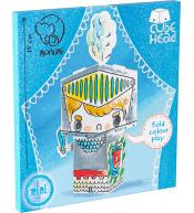 Monumi Cube Head kolorowanka rycerz do składania