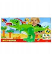 Molto Blocks klocki z dinozaurem ---uszkodzone opakowanie---