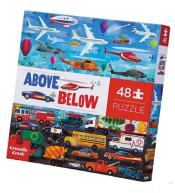 Puzzle podłogowe Crocodile Creek 48 el. - Above and Below ---uszkodzone opakowanie---