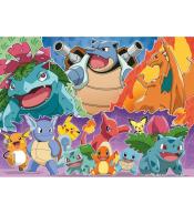 Puzzle Ravensburger 4x100 el. - Pokemon ---uszkodzone opakowanie---