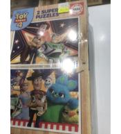 Puzzle drewniane Educa 2x25 el. - Toy Story 4 ---uszkodzone opakowanie---