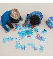 Puzzle podłogowe Crocodile Creek 36 el. - Podwodny świat ---uszkodzone opakowanie---
