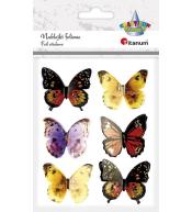 Naklejki 3D Motyle 6 szt.
