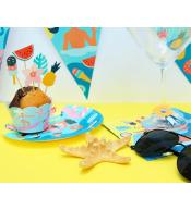 Papilotki do muffinek GoDan 6 szt - Summer, Let's party