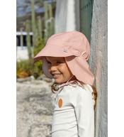 Lassig - Czapka z Daszkiem Pink uv 50+ 0-6 miesięcy