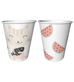 Kubeczki papierowe GoDan 240ml/6szt - Lovely Friends