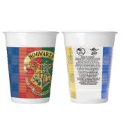 Kubeczki plastikowe Procos 200ml/8szt - Harry Potter, Hogwarts Houses