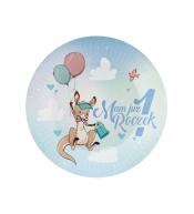 Talerzyki papierowe GoDan 18cm/6szt - Mam już Roczek, Kangurek