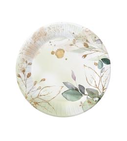 Talerzyki papierowe GoDan 18cm/6szt - Feelings