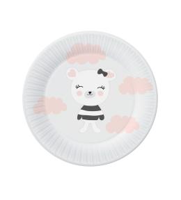 Talerzyki papierowe GoDan 18cm/6szt - Lovely Friends
