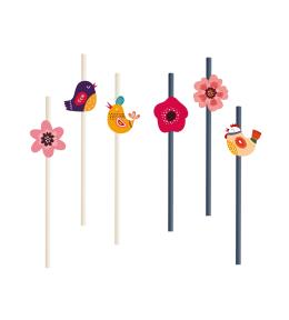 Słomki papierowe GoDan 6szt - Summer, Have Fun