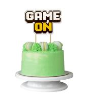 Dekoracja na tort Game On GoDan topper urodzinowy gracz