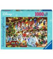 Puzzle Ravensburger Disney 1000 el. - W Święta ---uszkodzone opakowanie---