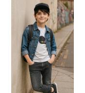 Dżinsy Mayoral szare slim fit dla chłopca 9l/134cm