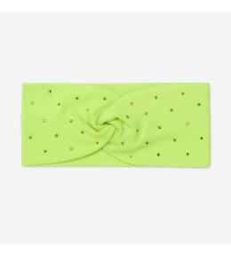 Zielona opaska dziecięca Broel ART z połyskującymi drobinkami 6-12 miesięcy