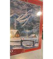Puzzle Castorland 1500 el. - Snowy Morning ---uszkodzone opakowanie---