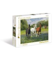 Puzzle Clementoni High Quality Collection 1000 el. - Konie ---uszkodzone opakowanie---