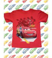 Disney Cars Auta – Koszulka Zygzak McQueen dla Chłopca 7–8 lat