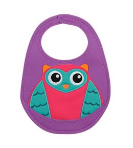 Wodoodporny Śliniak Oops Happy Bib - Sowa