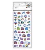 Titanum Naklejki wypukłe miękkie pojazdy,planety