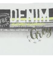 Boboli kremowa koszulka z nadrukiem dla chłopca 12 miesięcy