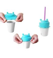 Smily Mia Nakładka ze Słomką na Kubek Blue