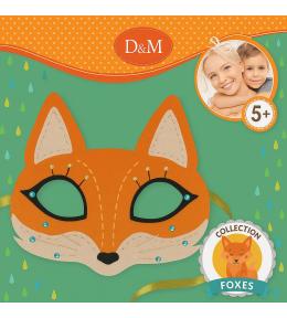 Zestaw DIY – Maska Lisek z Filcu do Uszycia | Kreatywna Zabawa 5+