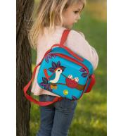 Termiczna torba śniadaniowa dla dzieci z motywem ptaszków – lunchbox 24x19x10 cm