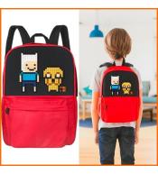 Plecak Pixel Art szkolny 3D + 240 klocków | 21L