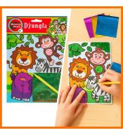 Metaliczny obrazek - Dżungla