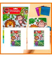 Metaliczny obrazek - Dżungla