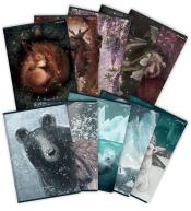 Zeszyt A5 Forest Ice zwierzęta leśne i arktyczne kratka 32 str