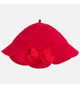 Mayoral kapelusz letni czerwony 6–9 m-cy bawełna dla dziewczynki
