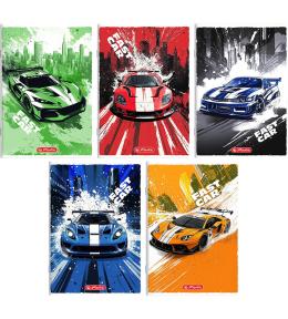 Herlitz Zeszyt A5 Crazy Fast Car dwie linie 32 kartki