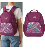 Plecak szkolny Gabol 215701 Berry fioletowy geometryczny wzór