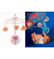 Chicco Karuzela z Projektorem Next2Dreams – Różowa, z Pilotem i Pozytywką