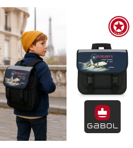 Gabol plecak szkolny Nickleby’s – 2 komory, kieszeń na suwak, 33x36x15 cm