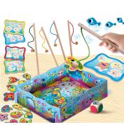 Gra Montessori Magnetyczne łowienie ryb ze zbiornikiem 3D Lisciani