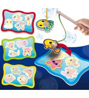 Gra Montessori Magnetyczne łowienie ryb ze zbiornikiem 3D Lisciani