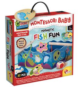 Gra Montessori Magnetyczne łowienie ryb ze zbiornikiem 3D Lisciani