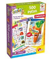 Carotina interaktywna gra 500 pytań Zwierzęta Lisciani