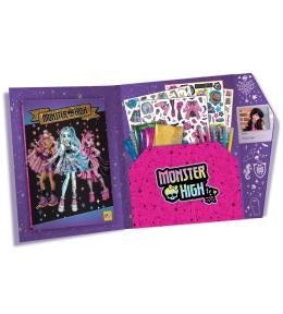 Monster High Sketchbook Brokatowa Moda | Kreatywny zestaw plastyczny