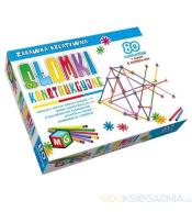 Słomki konstrukcyjne Multigra – klocki kreatywne 80 elementów + album inspiracji