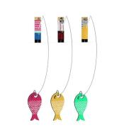 Londji Balansujący wędkarz – dekoracja do pokoju - żółta rybka