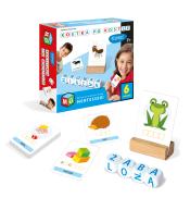 Kostka po kostce. Pisanie – gra edukacyjna Montessori do nauki pisania i czytania