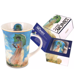 Kubek Carmani Lite - Claude Monet, Kobieta z parasolem